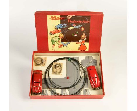   Schuco, Varianto 3010 K Set mit 2 Limousinen, W.-Germany, GemBw, Z 1-        Schuco, Varianto 3010 K Kit with 2 Sedan Cars,