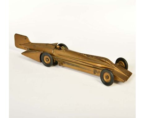   Kingsburry, Golden Arrow Rennwagen, 50 cm, LM, Seitenteile fehlen, Windschutzscheibenfolie beschädigt, Z 3-4        Kingsbu