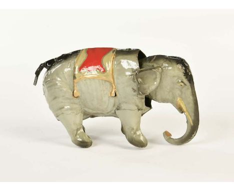   Gama, Elefant, Germany VK, 18 cm, Blech, UW ok, handlackiert, sehr guter Zustand        Gama, Elephant, Germany pw, tin, cw