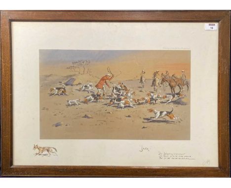 § Charles Johnson Payne 'Snaffles' (British, 1884-1967) Jacksigned in pencilprint with some hand colouring, publ. by Fores46.