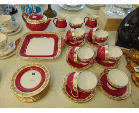 A Wedgewood tea service