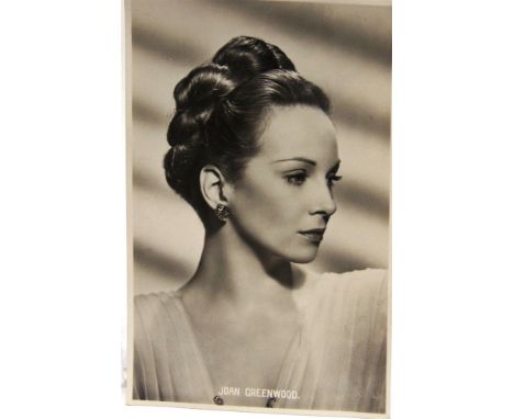 POSTCARDS - FILM, MUSIC & TELEVISION  Approximately forty-five signed and facsimile signed portrait cards and photographs, of