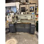 Precision Matthews model PM-1340GT CNC Lathe, Complete Base with Chip Pan, Back Splash Guard, 4