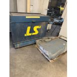 LS Tumbler, 16'' X 46'' Bin, 1 Pallet Media, Misc Parts