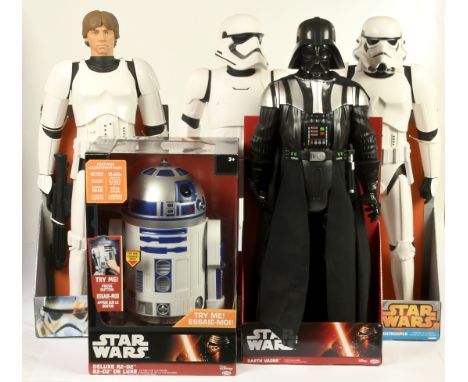 Jakks Pacific Star Wars large scale 31" figures x 5 includes Luke Skywalker in Stormtrooper disguise, Darth Vader, First Orde