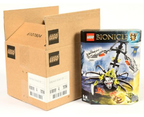Lego Bionicle Skull Scorpio sets x 4, set 70794, within Near Mint to Mint sealed packaging, with outer trade carton. Ex-Shop 