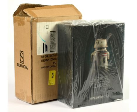 Sideshow Star Wars R5-D4 1:6th scale figure, within Mint sealed packaging, includes shipping box.