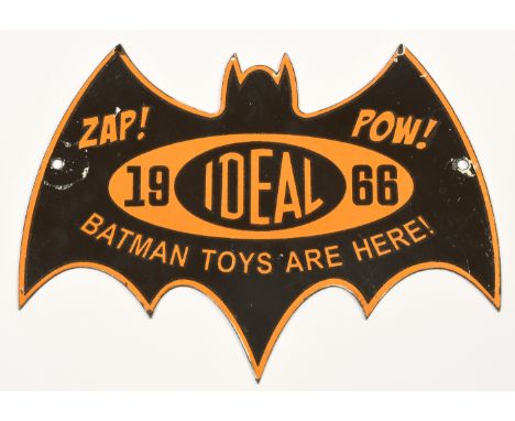 Ideal 1966 Batman vintage Enamel sign, Excellent.