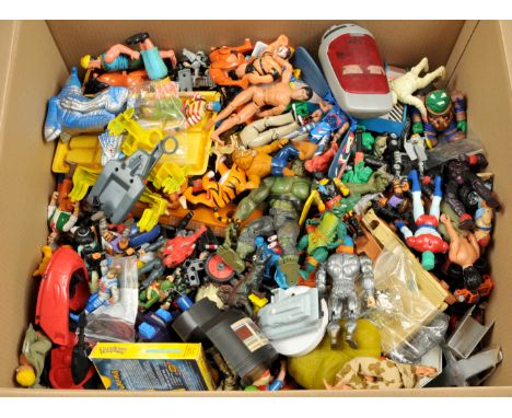 Large Quantity of assorted TV &amp; Film related Action Figures and Toys from various lines including Marvel, GI Joe, Captain