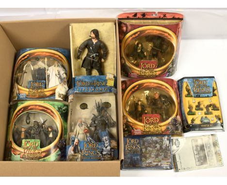 The Lord of the Rings figures and others includes Toy Biz The Two Towers Merry and Grishnakh figure pack, Pippin and Ugluk fi