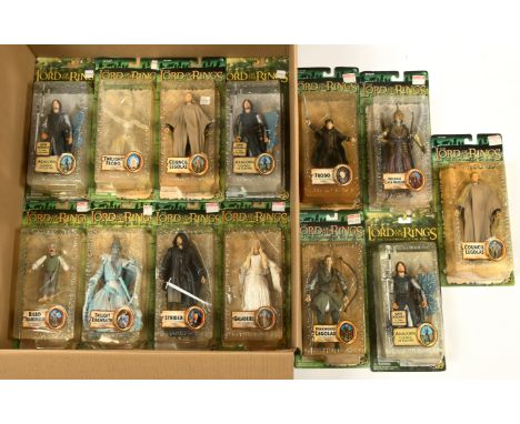 Toy Biz The Lord of the Rings The Fellowship of the Ring figures x 13 includes Bilbo Transfixed, Twilight Ringwraith, Strider