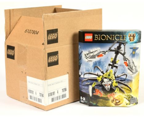 Lego Bionicle Skull Scorpio sets x 4, set 70794, within Near Mint to Mint sealed packaging, with outer trade carton. Ex-Shop 