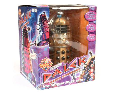 Product Enterprise BBC Doctor Who Large Scale 12" Classic Dalek Radio Command, Good Plus to Excellent, within Good opened pac