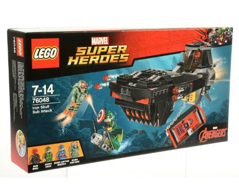 Lego Marvel Iron Skull Sub Attack, set 76048, within Near Mint sealed packaging. Ex-Shop Stock.&nbsp;
