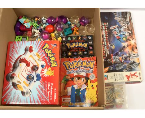 Quantity of Pokemon Collectibles including Tiger Pokemon Challenge Electronic Game, Excellent complete (untested), within Goo