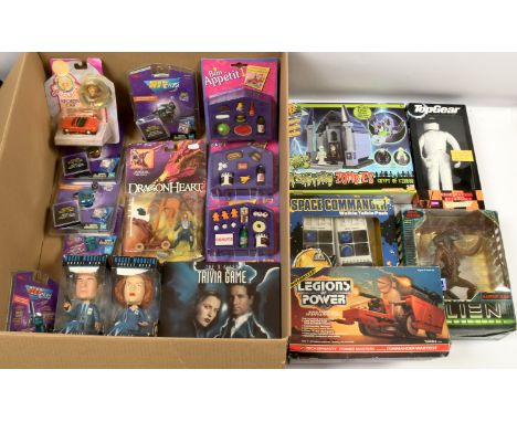 Quantity of TV &amp; Film Related collectibles including Aliens Resurrection, Top Gear, X-Files, Dragon Heart, Legions of Pow