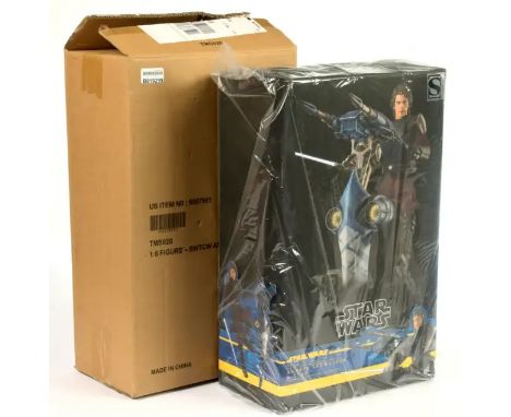 Sideshow Star Wars Anakin Skywalker &amp; STAP 1:6th scale figure set, within Mint sealed packaging, includes shipping box.