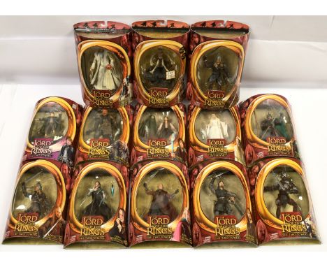 Toy Biz Lord of the Rings The Two Towers figures x 13 includes Sam in Mordor, Grima Wormtongue, Frodo, Grishnakh, Helm's Deep