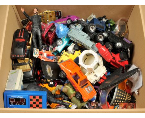 Large Quantity of assorted TV &amp; Film related Action Figures and Toys from various lines including Thundercats, MASK, Teen