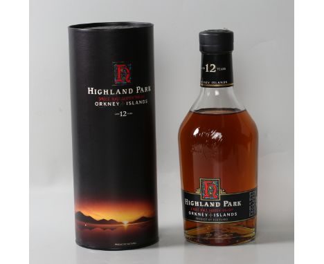 Highland Park 12 year old Orkney Islands single malt Scotch whisky (1).Buyer’s Premium 29.4% (including VAT @ 20%) of the ham