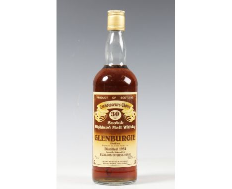 Connoisseurs Choice 30 year old Glenburgie Scotch Highland malt whisky, distilled 1954, boxed (1).Buyer’s Premium 29.4% (incl