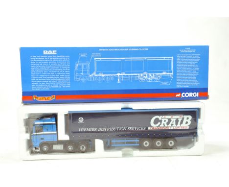 Corgi 1/50 Diecast Truck Issue Comprising CC13228 DAF XF Curtain Trailer in livery of ARR Craib Transport. NM to M in Box.