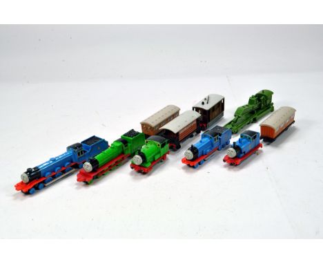 Group of Thomas the Tank Engine Toys. 