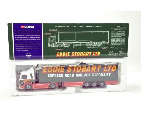Corgi 1/50 Diecast Truck Issue Comprising 75702 MAN Fridge Trailer in livery of Eddie Stobart. NM to M in Box.
