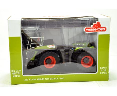 Weise Toys 1/32 Farm Issue comprising Claas Xerion 4000 Tractor. Saddle Trac. NM to M in Box.