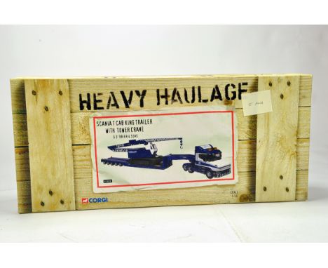 Corgi 1/50 Diecast Truck Issue Comprising CC12818 G O'Brien and Sons Heavy Haulage Set. NM to M in Box.
