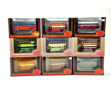 A group of EFE 1/76 Scale Diecast Bus Models. Various Issues. Generally NM to M in Boxes. (9)