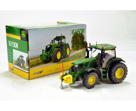 Britains 1/32 Farm Issue comprising John Deere 6150R Tractor. Model has been weathered / Converted to a high standard for use
