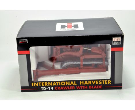 Spec Cast 1/16 Scale Construction Issue comprising International Harvester TD-14 Crawler with Blade. NM to M in Box.