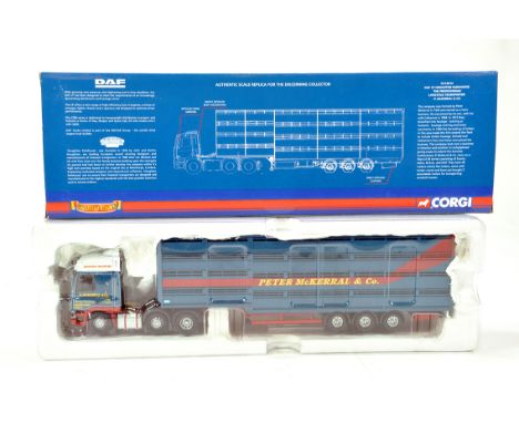 Corgi 1/50 Diecast Truck Issue Comprising CC13614 DAF CF Livestock Transporter in livery of P McKerral &amp; Co. NM to M in B
