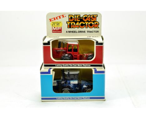 Ertl 1/64 Farm Issues comprising Ford FW60 plus Massey Ferguson 4880 Tractor. NM to M in Boxes. (2)