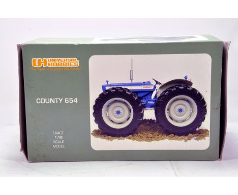 Universal Hobbies 1/16 Farm Issue Comprising County 654 Tractor. E to NM in Box.