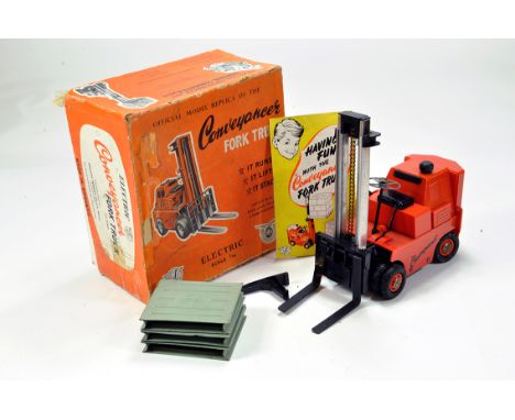 Victory Industries Electric Plastic Large Scale Forklift. F to G in F Box.