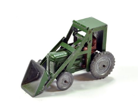 Benbros Ferguson Tractor with Front Loader and Frame. Finished in green with driver. Generally VG, hard to find. 