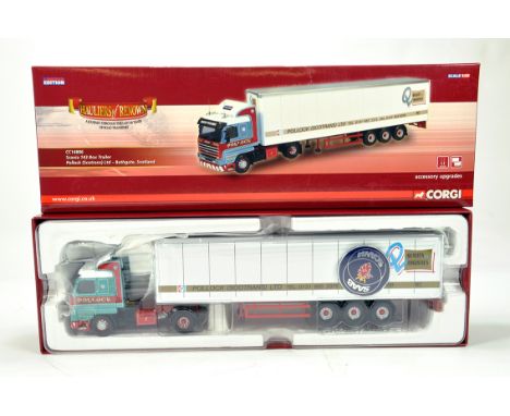 Corgi 1/50 Diecast Truck Issue Comprising CC14806 Scania 143 Box Trailer in livery of Pollock. NM to M in Box.