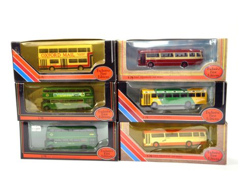 A group of EFE 1/76 Scale Diecast Bus Models. Various Issues. Generally NM to M in Boxes. (6)