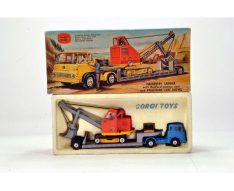 Corgi No. GS27 Gift Set comprising of Bedford TK Machinery Carrier and Priestman Shovel. Generally E to BM in VG Box.