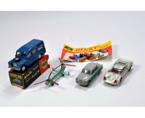 Triang Spot-On No. 258 LWB Land Rover plus other diecast issues from Dinky and Corgi. F to VG. 