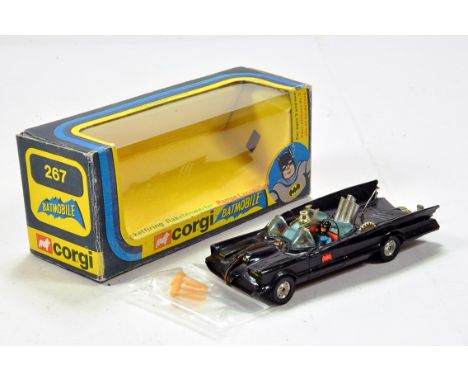 Corgi No. 267 Batmobile. Generally G in Repro Box.