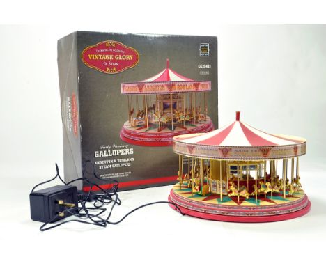 Corgi 1/50 scale Fairground issue comprising Vintage Glory CC20403 Full Working Gallopers Set - Anderton and Rowland. Working