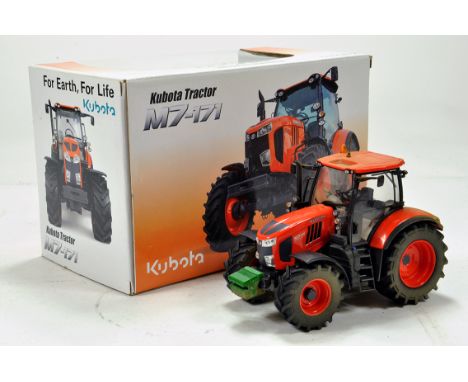 Universal Hobbies 1/32 Farm Issue comprising Kubota M7-171 Tractor. Model has been converted / weathered to a high standard f