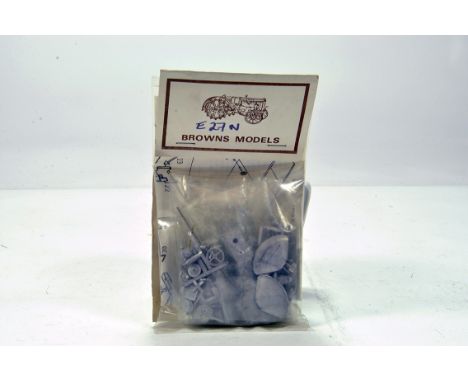 Browns Models 1/32 White Metal Kit comprising Fordson E27N Tractor. Complete. 