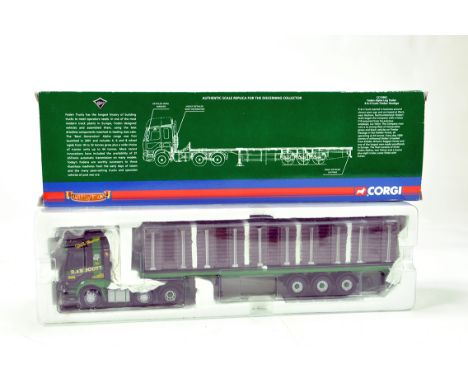 Corgi 1/50 Diecast Truck Issue Comprising CC13902 Fodel Alpha Log Trailer in livery of R&amp;H Scott. NM to M in Box.