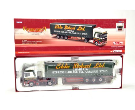 Corgi 1/50 Diecast Truck Issue Comprising CC15403 Seddon Atkinson Curtainside in livery of Eddie Stobart. NM to M in Box.