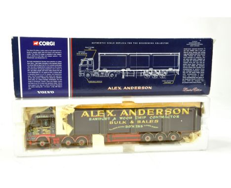 Corgi 1/50 Diecast Truck Issue Comprising CC12414 Volvo FH Bulk Tipper in livery of Alex Anderson. NM to M in Box.