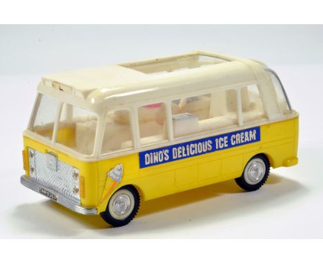 Clifford Large Scale Plastic Friction Driven Ice Cream Van. Generally G.